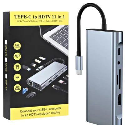 USB Type-C to HDTV 11-in-1 Multiport Adapter Hub